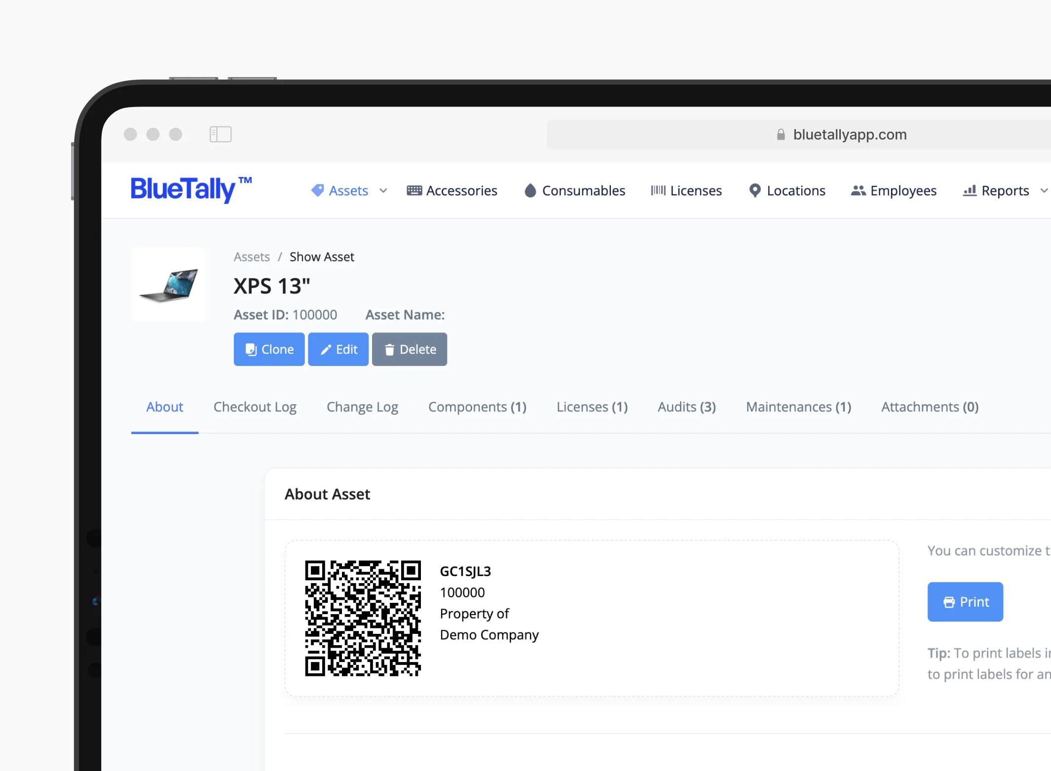 Asset Tagging | IT Asset Management Software – BlueTally